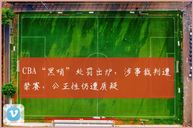 CBA“黑哨”处罚出炉，涉事裁判遭禁赛，公正性仍遭质疑
